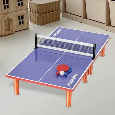 2 Player Ping Pong Wooden Table Tennis